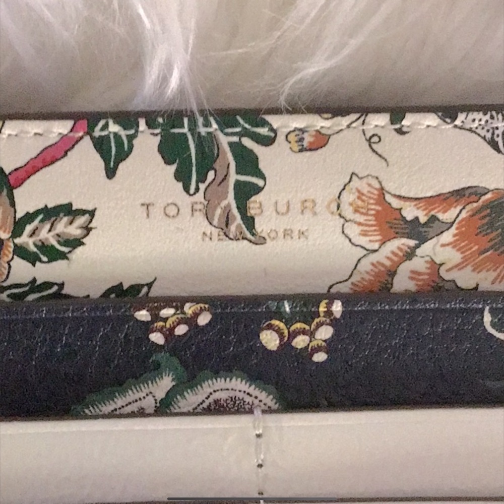 EUC Tory Burch Floral Wallet - Picture 2 of 5